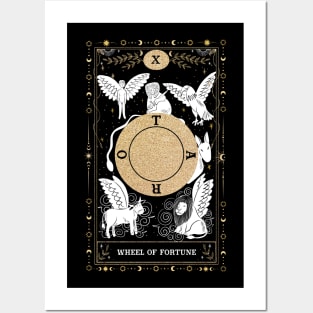 Wheel of Fortune Tarot Card Posters and Art